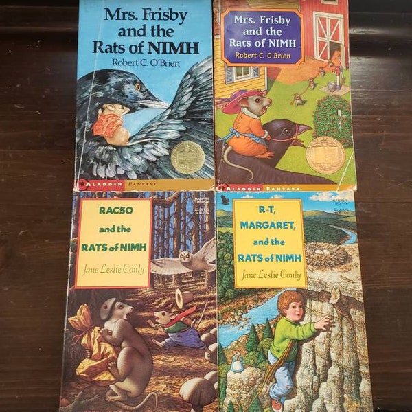 Mrs. Frisby and the Rats of NIMH/Racso/R-T, Margaret by Robert C. O'Brien/Jane Leslie Conly Vintage Paperbacks Pick Your Book