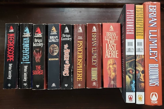 Necroscope and Psychomech Brian Lumley Novels Vintage 1990s Tor