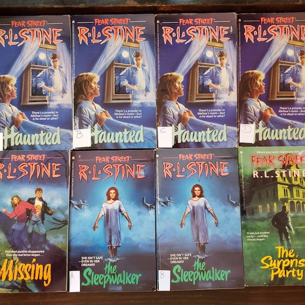 Early Fear Street Paperbacks by R.L. Stine Archway/Scholastic Point Horror Novels 1980s/90s Pick Your Book
