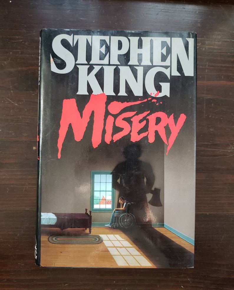 Misery by Stephen King Hardcover/First Edition Paperback/Double Cover Vintage 1988/1990 Pick Your Book image 3