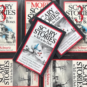 Scary Stories to Tell in the Dark Trilogy by Alvin Schwartz Illustrated by Stephen Gammell Original Banned Vintage Editons Pick Your Book