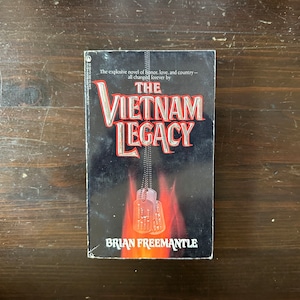 The Vietnam Legacy by Brian Freemantle Vintage War Time Supernatural Horror Novel Presidential Intrigue Thriller Rare Tor Paperback 1984