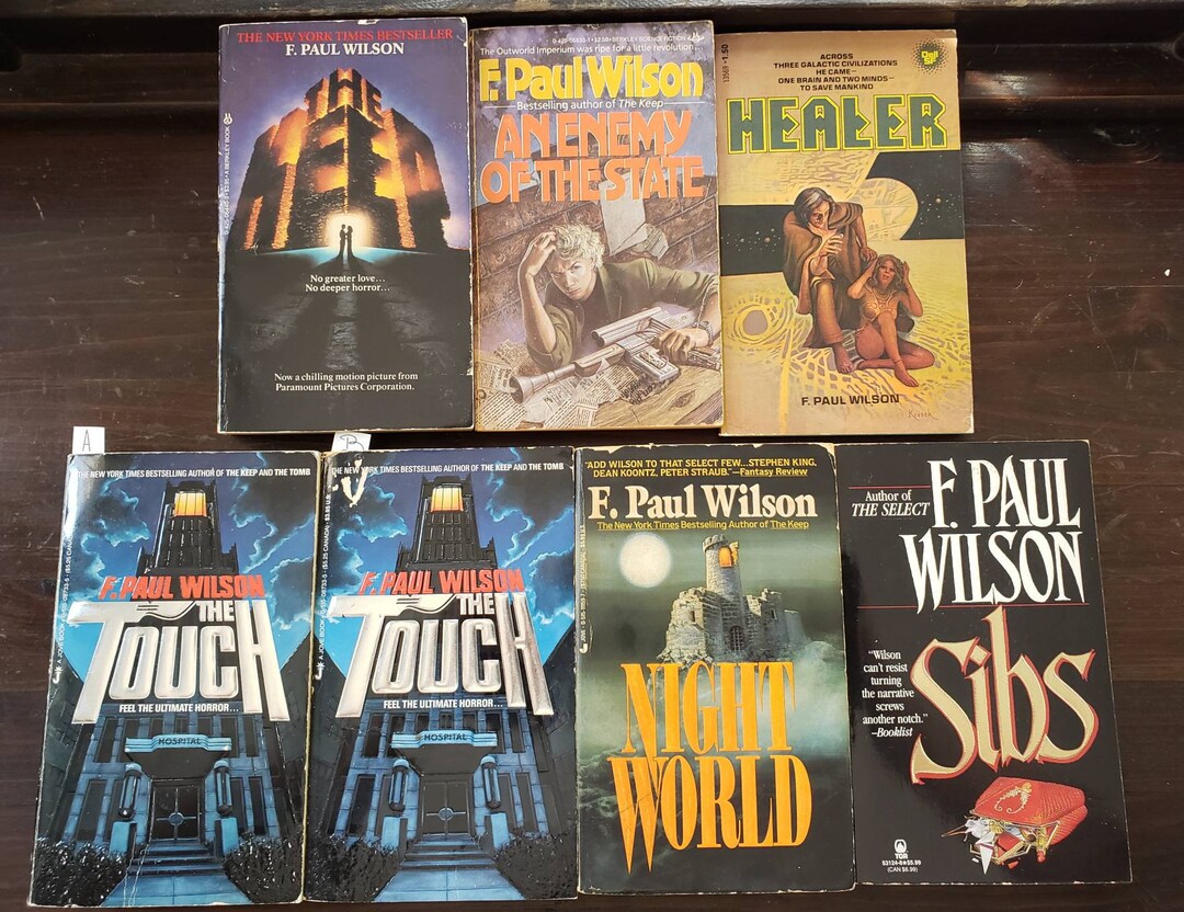 Horror/sci-fi Novels by F. Paul Wilson the Keep/nightworld/sibs