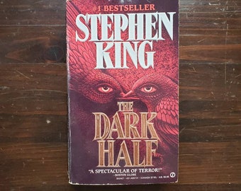 The Dark Half by Stephen King First Edition First Printing Signet Paperback 1990