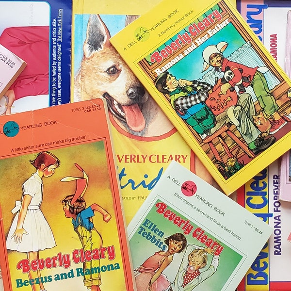 Beverly Cleary Vintage Young Adult Classics Ramona Quimby, Beezus, Ralph S Mouse, Motorcycle, Strider, And More, Pick Your Book