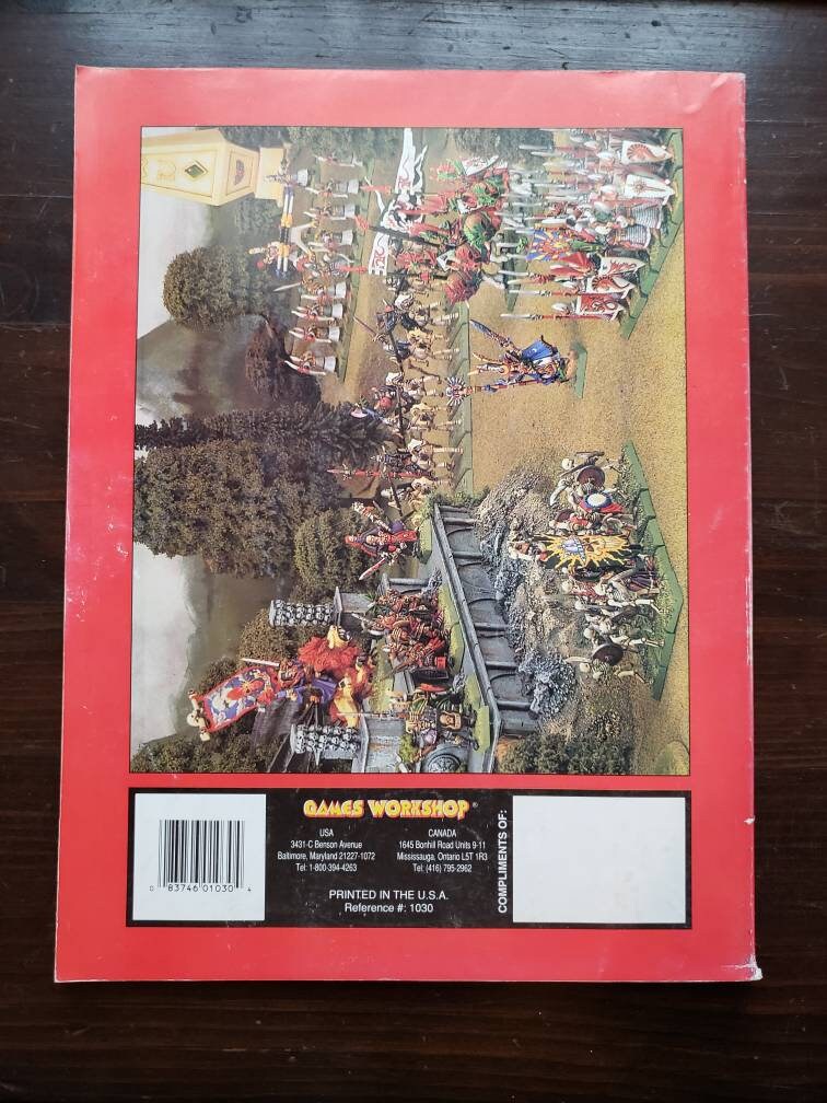 citadel minitures カタログ　洋書　GAMES WORKSHOP Citadel Miniatures, Games Workshop, and Warhammer Fantasy Vintage