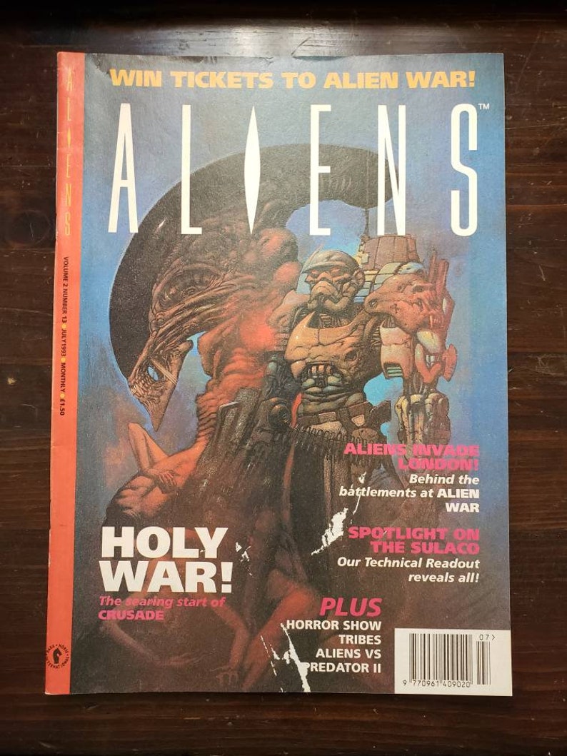 Aliens Comic Magazine British Imports Volume 2 1992/1993 Vintage ...