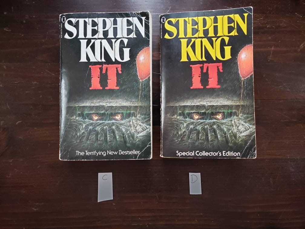 It by Stephen King First Edition/uk Print/special Edition/tv Tie