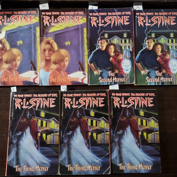 99 Fear Street: the House of Evil Trilogy Vintage Paperback by R.L. Stine First Editions Archway/Point Horror Scholastic 1994 Pick Your Book