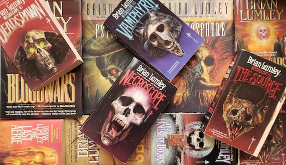 Necroscope and Psychomech Brian Lumley Novels Vintage 1990s Tor
