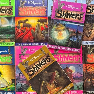 Shivers by MD Spenser Young Adult Horror Vintage Paperbacks 1990s Paradise Press Haunted Spooky Terror Fear Pick Your Book