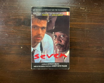 Seven by Anthony Bruno Based on a Screenplay by Andrew Kevin Walker Movie Novelization of the David Fincher Film Paperback 1st Edition Book