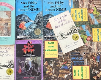 Mrs. Frisby and the Rats of NIMH, Racso, Rt, Margaret by Robert C. O&#39;Brien/Jane Leslie Conly Vintage Paperback and Hardcover Pick Your Book