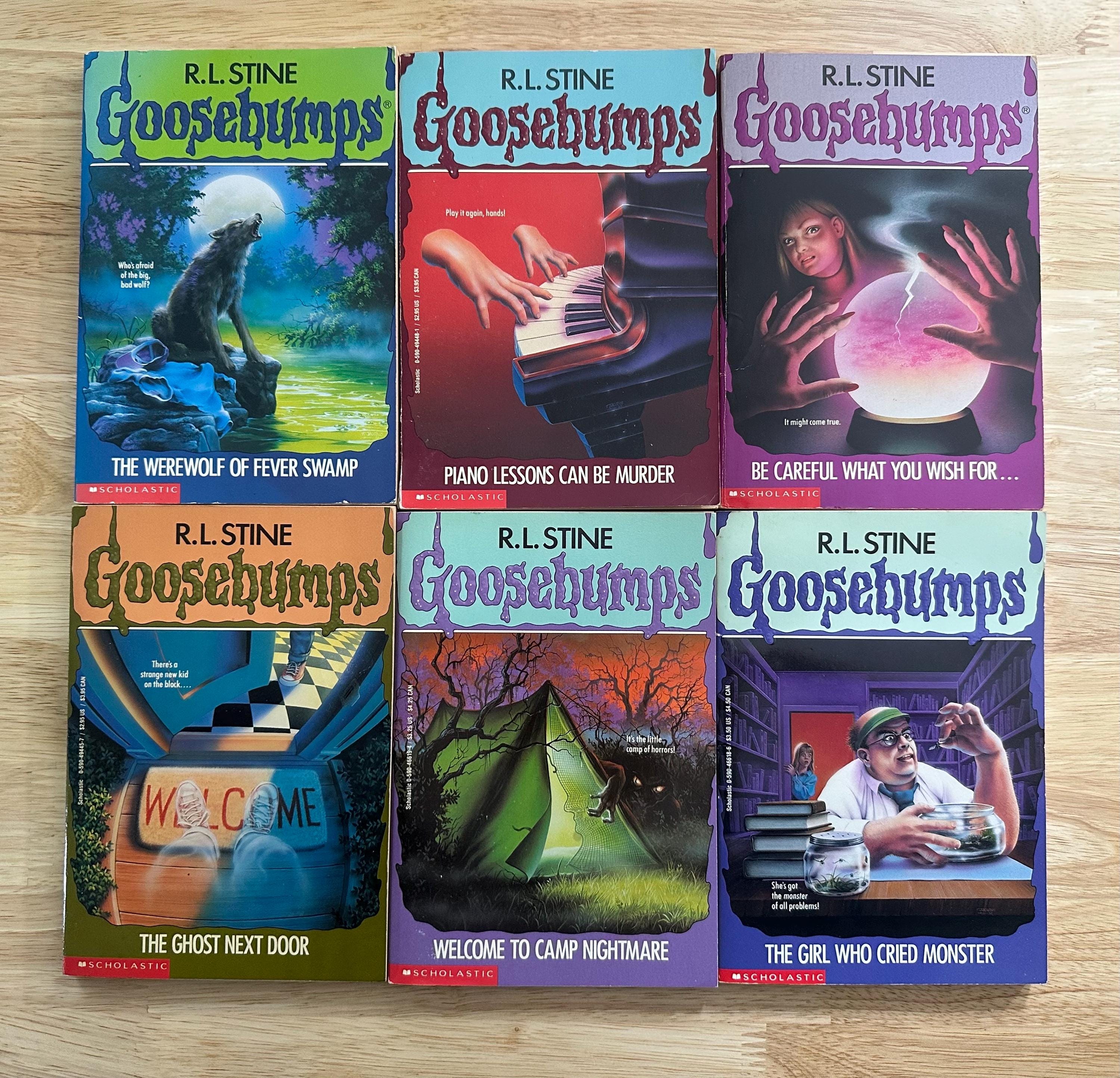 Goosebumps Original Vintage RL Stine Books Haunted Mask, Monster