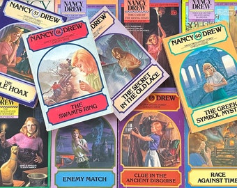 Nancy Drew Mystery Stores Young Adult Novels by Carolyn Keene Detective Sleuth Stories Pick Your Book Wanderer/Minstrel Paperbacks 1979-1996