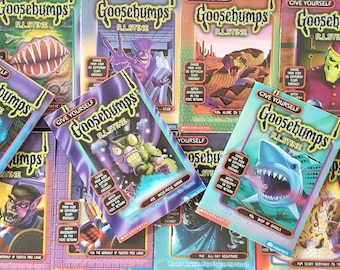 Give Yourself Goosebumps Books by R.L. Stine Black Spine Rare Pick Your Book 23, 24, 25, 26, 27, 28, 29, 31, 32, 33, 35, 36, 39, 42