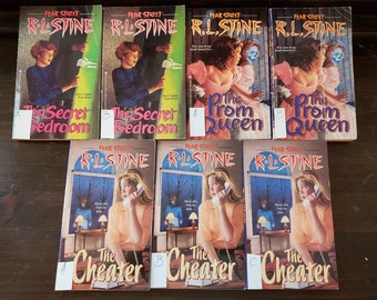 The Secret Bedroom, The Prom Queen, and The Cheater Fear Street Novels by R.L. Stine Archway/Point Horror Paperbacks 1990s Pick Your Book