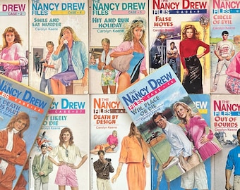 The Nancy Drew Files Young Adult 1980s Teen Drama Novels Created by Carolyn Keene Detective Sleuth Stories Coming Of Age Pick Your Book