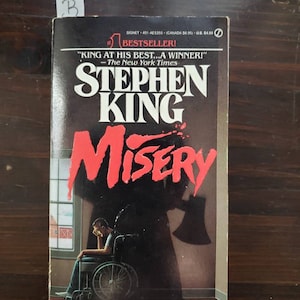 Misery by Stephen King Hardcover/First Edition Paperback/Double Cover Vintage 1988/1990 Pick Your Book Mass Market A