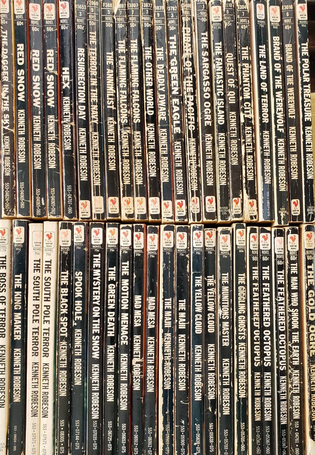 Doc Savage Vintage Pulp Novels by Kenneth Robeson Bantam