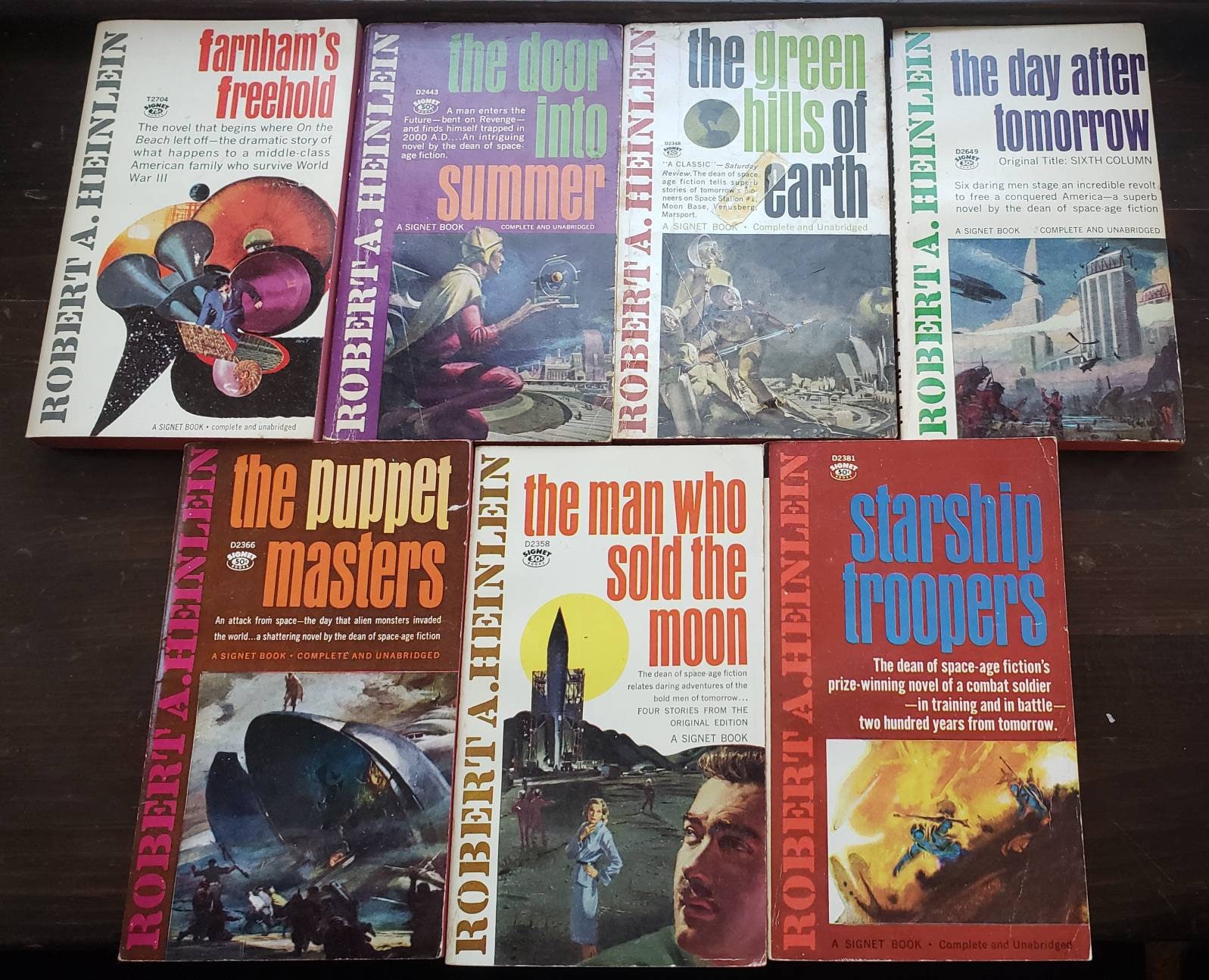 Robert Heinlein Books - Etsy