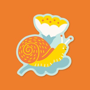 Snail Vinyl Sticker