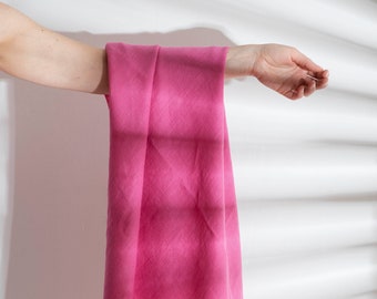 Minimalistic Linen Scarf - 180*90 cm, Organic Linen scarf in vibrant colors