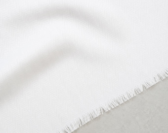 Alpaca  Wool Herringbone Fabric, 120 GSM, 53” Wide