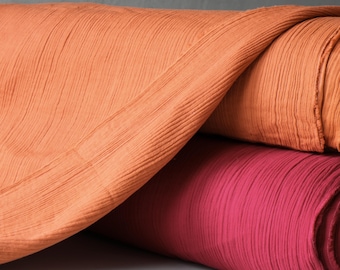 Organic Cotton Double Gauze Fabric by the yard, 44" Wide, 125 GSM