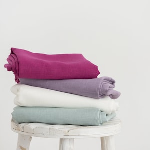 Vibrant Hemp Fabric by the yard, 58 inches wide, 200 GSM
