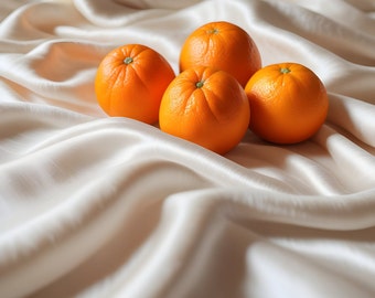 Vegan Orange Peel EPFC certified Cellulosic Fabric by the yard, 44" inches wide, 92 GSM