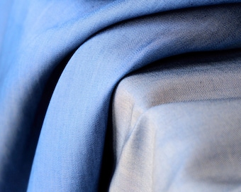 Tecido Tencel™ Denim, sarja de liocel leve de 125 GSM, 137 cm de largura