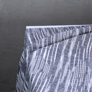 Indigo Handwoven Kasuri Fabric, 45" Wide, 300 GSM image 5