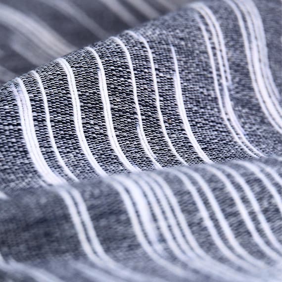 Indigo Handwoven Kasuri Fabric, 45" Wide, 300 GSM