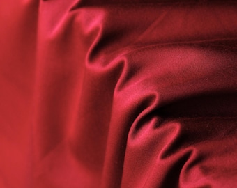 Pure Tencel™ Maroon Suiting Fabric by the yard, 56 inches wide, 245 GSM