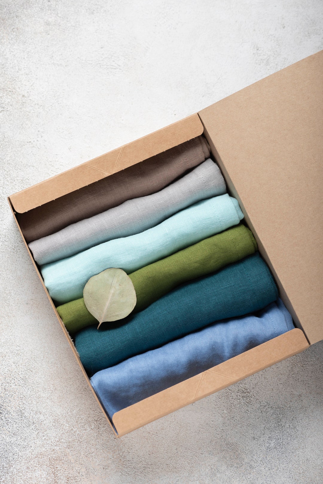 Pure Linen Dining Table Napkins 8 Napkins for Every Color Chosen, 45x45