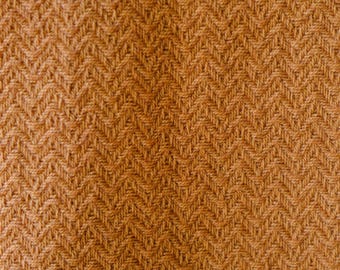 Handwoven Wool - Cotton Double Herringbone Fabric, 300 GSM, 46" Wide