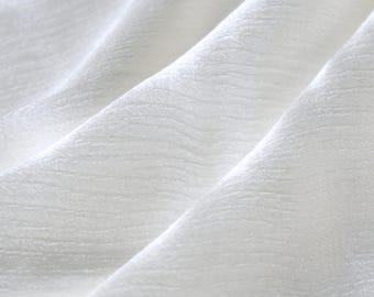 Tejido celulósico vegano con certificación EPFC, de cáscara de naranja, cortado a medida, de 112 cm de ancho y 178 g/m².