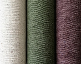 Handwoven Hmong Hemp Twill Fabric, 450 GSM, 30" Wide