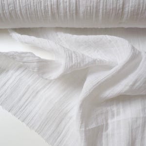 Bio Baumwolle Seer-Sucker Stoff Meterware | 56 cm breit | 120 G-/M