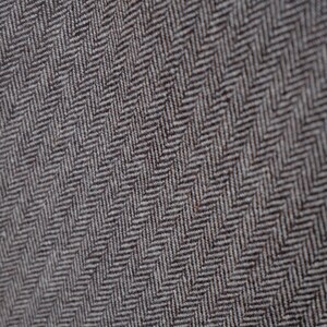 Yak Wool Herringbone Tweed Fabric by the yard: Brown, 58" Wide, 373 GSM image 6