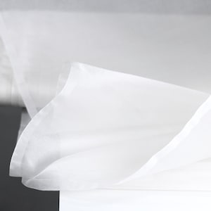 Maulbeerseide Organza Stoff: 44 "Breit, 87 G/M