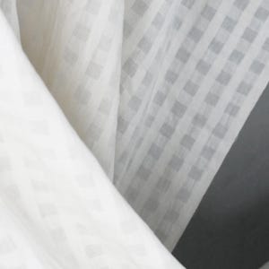 200-count Self-Checkered Bengal Muslin Cotton Fabric | 44" Wide | 90 GSM image 7