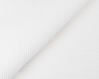 Hemp Jersey Interlock Ribbed Fabric, 44" inches wide, 350 GSM, 2x1 Rib