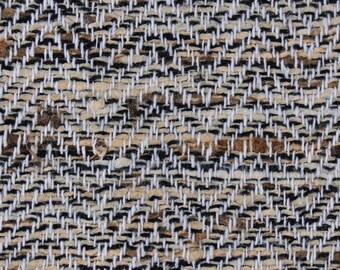 Undyed Wild Silk & Yak Wool Blend Fabric, 280 GSM, 44–45" Wide