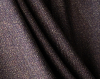 Harris-Style Tweed Wool Fabric, 58" Wide, 420 GSM