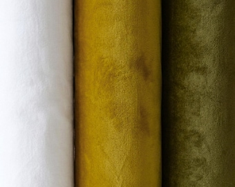 Cotton Velvet Fabric, 44" Wide, 270 GSM