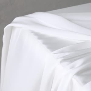 Plant-Based Rose Silk Crepe Fabric | 44" Wide | 85 GSM