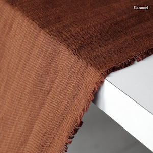 Handvävt tyg av brännässlor: Växtfärgad textil, 120 cm bred, 320 gsm bild 14
