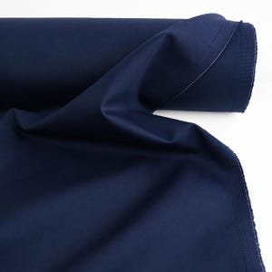 Cotton Poplin Fabric | White, Navy & Black | 58″ Wide, 180 GSM image 7